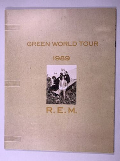 R.E.M Michael Stipe Programme Official Green World Tour 1989 front