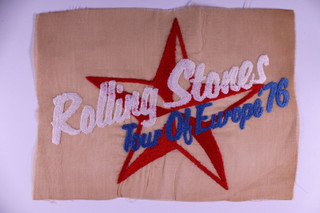 Rolling Stones Mick Jagger Crew Shirt Original Vintage Artwork Sampler 1976 #1