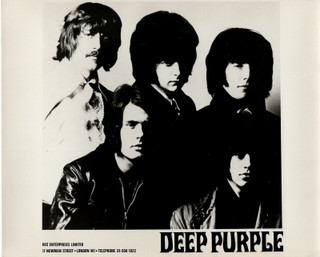 Deep Purple Photo Mark I Original HEC Enterprises Limited Promo 1968 Front