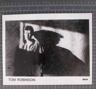 Tom Robinson Photo Original Vintage RCA Promo Circa Early 80s Front