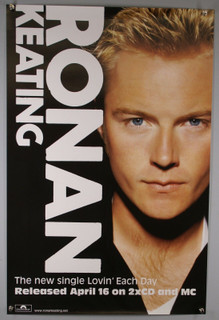 Boyzone Ronan Keating Poster Original Polydor Promo Lovin' Each Day 2001 front