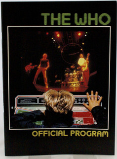 The Who Roger Daltrey Pete Townsend Program Vintage It's Hard Tour 1982 front