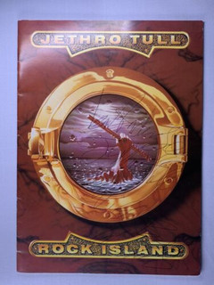 Jethro Tull Signed Programme Original Vintage Rock Island Album Promo 1989 Front