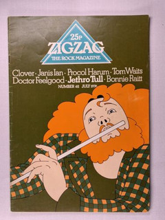 Jethro Tull Magazine Original ZigZag Rock Magazine 1976 front