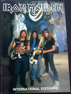 Iron Maiden Magazine Original Vintage Fan Club Issue 42 1993 front