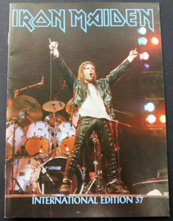 Iron Maiden Magazine Fan Club Original Vintage Issue 37 1992 front