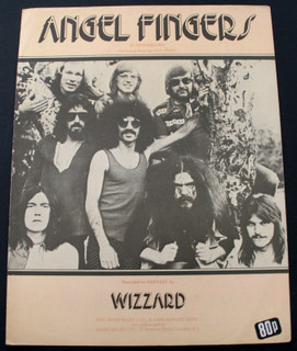 Wizzard Roy Wood Sheet Music Vintage Angel Fingers Circa Mid 70s #2 front