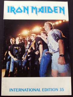 Iron Maiden Bruce Dickinson Magazine Original Vintage Fan Club Issue 35 1991 front