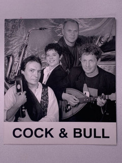 Cock And Bull Photo Original Black And White Promo Circa Late 1990s front