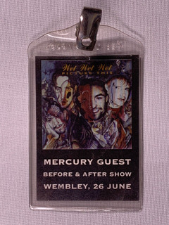 Wet Wet Wet Pass Ticket Original Before And After Show Picture This Wembley 1995 Front