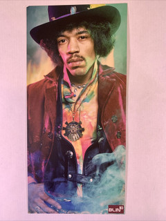 Jimi Hendrix Flyer Original Promo Blink Gallery Photographic Exhibition 2008 Front
