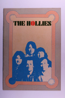 The Hollies Program Original UK Tour 1974 front