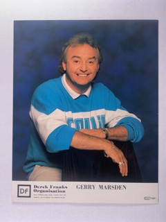 Gerry Marsden Photo Original Derek Franks Promo Circa 1990s front