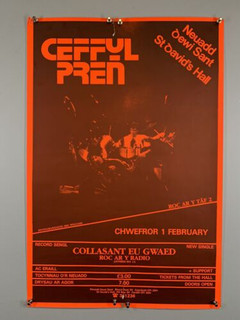 Ceffyl Pren NWOBHM Vintage Poster St David's Hall Cardiff 1985 front