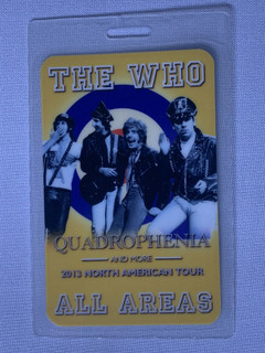 The Who Pass Ticket Original North American Quadrophenia Tour 2013 #2 Front