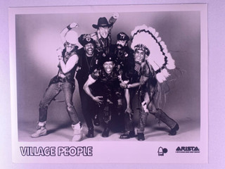 Village People Photo Original Arista Promo Circa Mid-Late 1970s front