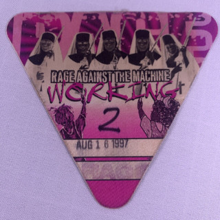 Rage Against The Machine Pass Ticket Original Used Evil Empire Tour NJ US 1997