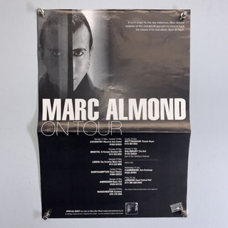 Soft Cell Marc Almond Poster + Ticket Original Open All Night Tour Aberdeen 1999 front