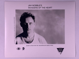 Jah Wobble's Invaders Of The Heart Photo Vintage East West Promo 1992 front