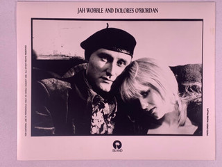 Jah Wobble and Dolores O’Riordan Photo Vintage Island Records Promo Circa 1990s Front