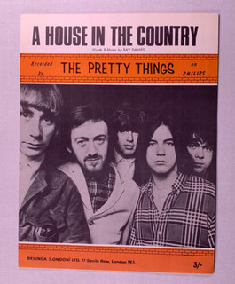 The Pretty Things Sheet Music Original A House In The Country 1966 front