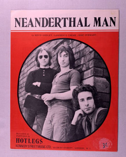 10CC Hot Legs Sheet Music Neanderthal Man 1970 front