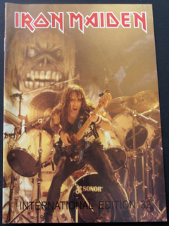 Iron Maiden Magazine Official Vintage Fan Club Issue 32 1990 front