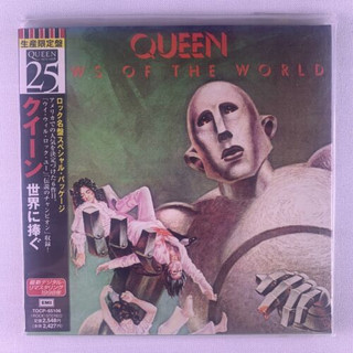 Queen Freddie Mercury CD Toshiba-EMI Japan 25th Anniversary Reissue NOTW 1998 front