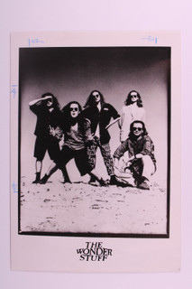 The Wonder Stuff Photo Original Promo Circa 1990 front