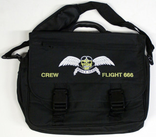 Iron Maiden Promo Bag Bruce Aeris - Flight 666 Crew Laptop Bag 2006 front