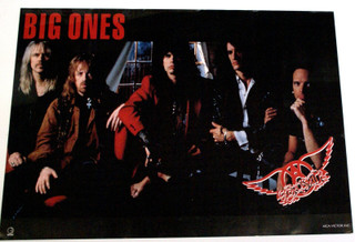 Aerosmith Poster Original Big Ones Japanese Geffen Promo 1994 Front