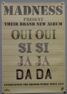 Madness Poster Original Official Oui Oui Si Si Ja Ja Da Da Album Promotion 2011 Front