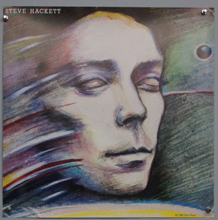 Genesis Steve Hacket Poster Original Promo Highly Strung By Kim Poor 1983 #1 Front
