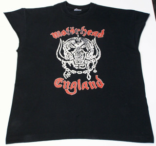 Motorhead Shirt Official Vintage Snake Bite Love Tour England 1998 front