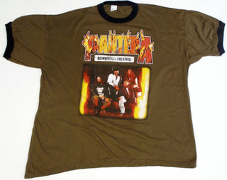 Pantera Shirt Vintage Reinventing The Steel European Tour 2000 front