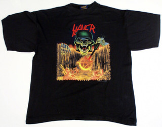 Slayer Shirt Original Vintage European Intourvention Tour 1994 front