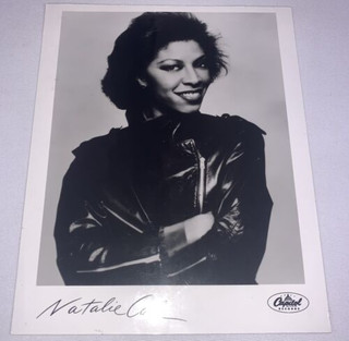 Natalie Cole Photo Original Capital Records Black And White Promo 1991 Front