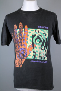 Genesis Shirt Original Vintage Invisible Touch Tour Promo 1987 front