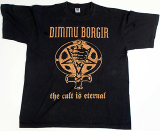 Dimmu Borgir Shirt Original Vintage Godless Dimensional Tour 1999 front