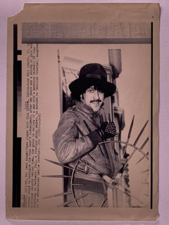 Thin Lizzy Phil Lynott Photo Original Press Association Photo Promo 1983 Front