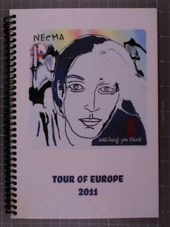 NEeMA Itinerary Original Vintage European Summer Tour Watching You Think 2011 Front