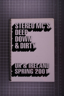 Stereo MC's Itinerary Deep Down and Dirty UK and Ireland Tour 2001 Front