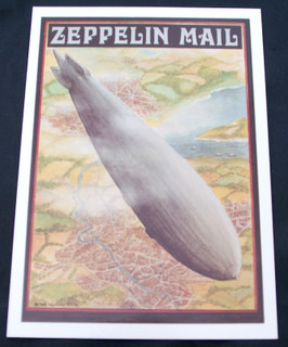 Led Zeppelin Post Card Original Vintage Zeppelin Mail Promo 1993 front