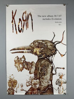 Korn Poster Original Vintage Virgin Promo Untitled Album 2007 front