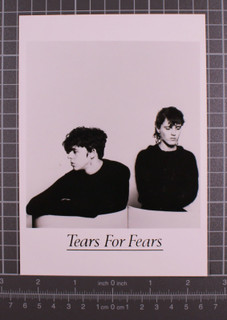 Tears For Fears Photo 7" x  5" B/W Original Promo Circa Mid 80s Front