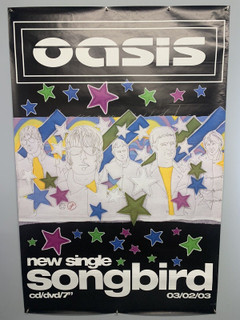 Oasis Poster Original Promo Songbird 2003