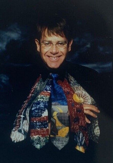 Elton John Transparency Positive Photographic Slide Original Promo zoomed