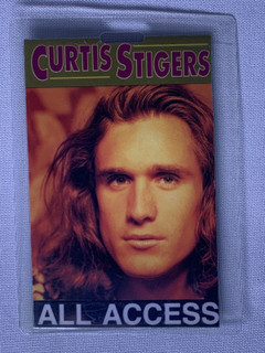 Curtis Stigers Pass Ticket Original UK Tour 1992 front