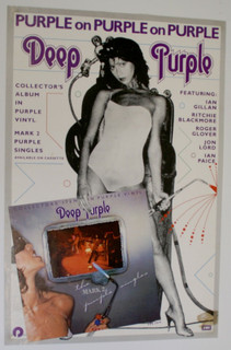 Deep Purple Poster Vintage EMI Promo The Mark II Purple Singles 1979 front