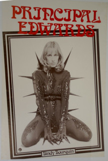 Principal Edwards Bindy Bourquin Poster British Talent Managers Promo 1973/4 front